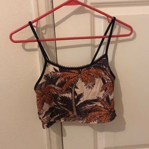 floral crop top